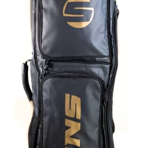 BAG WATERPROOF WITH 3 WHEEL - BLACK/GOLD
